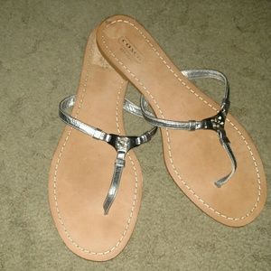 Coach metallic Sandals